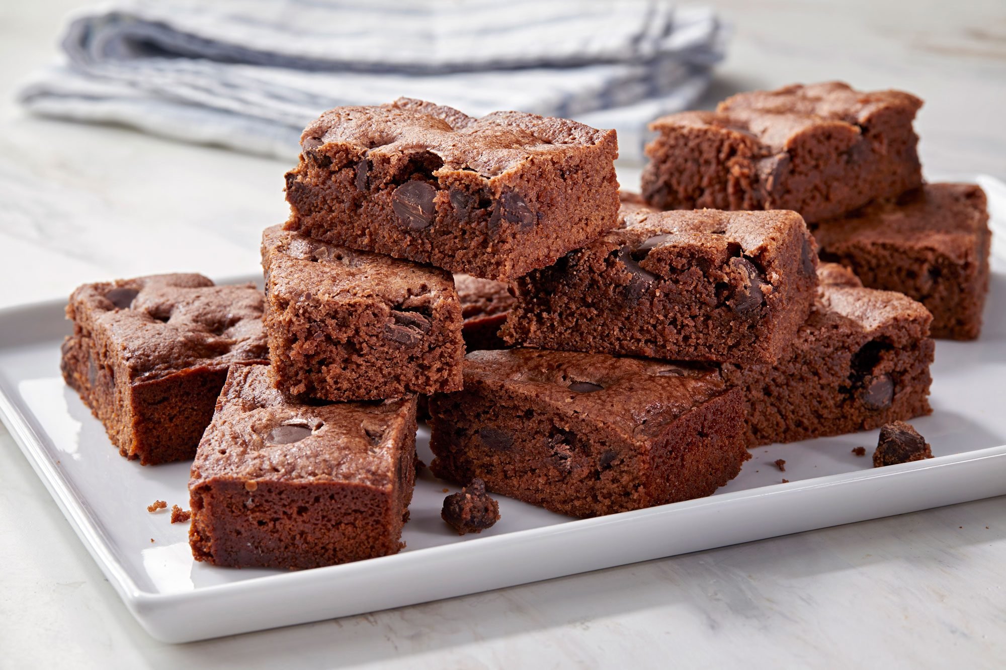 3/4th shot of Dairy Free Brownies