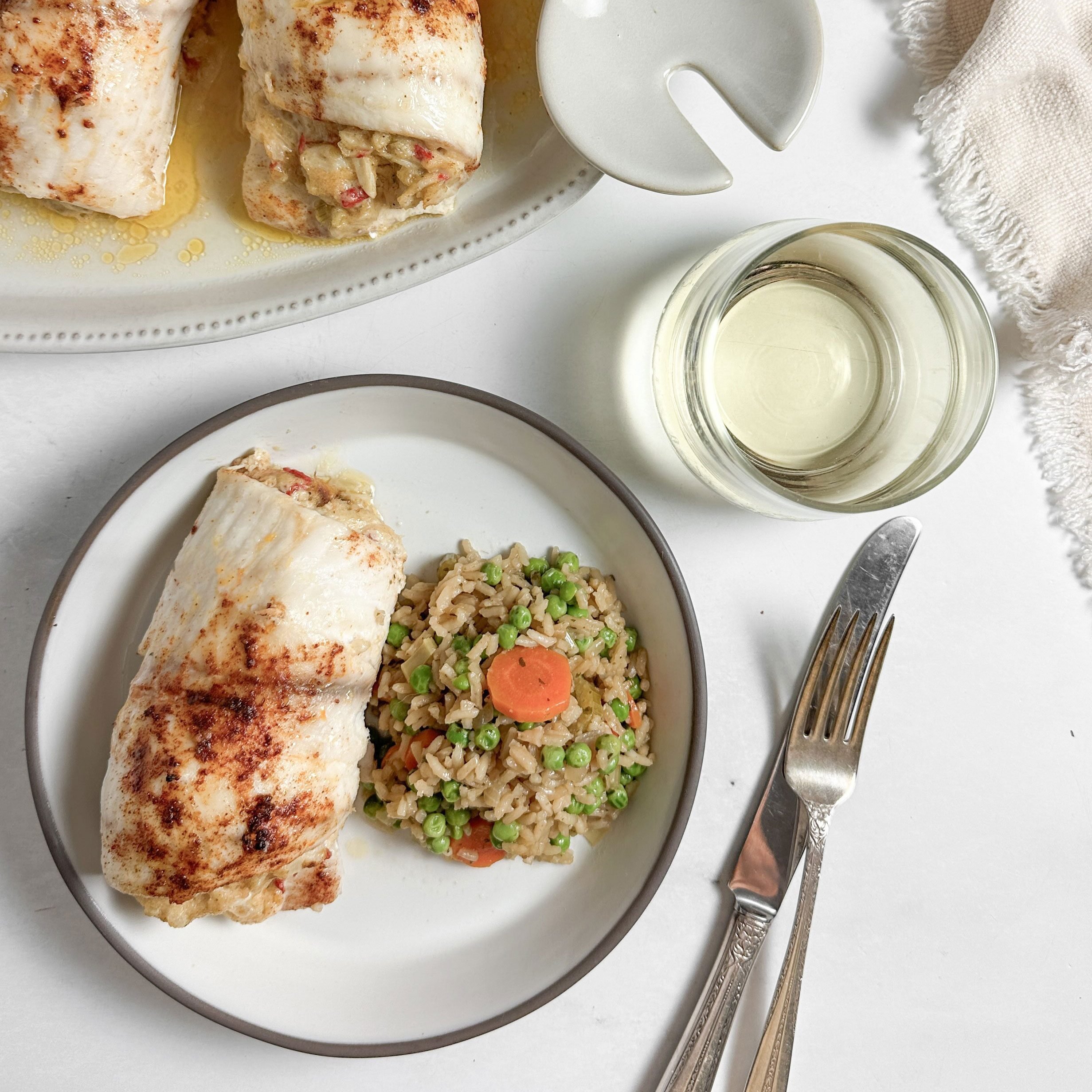 Crab-Stuffed Tilapia