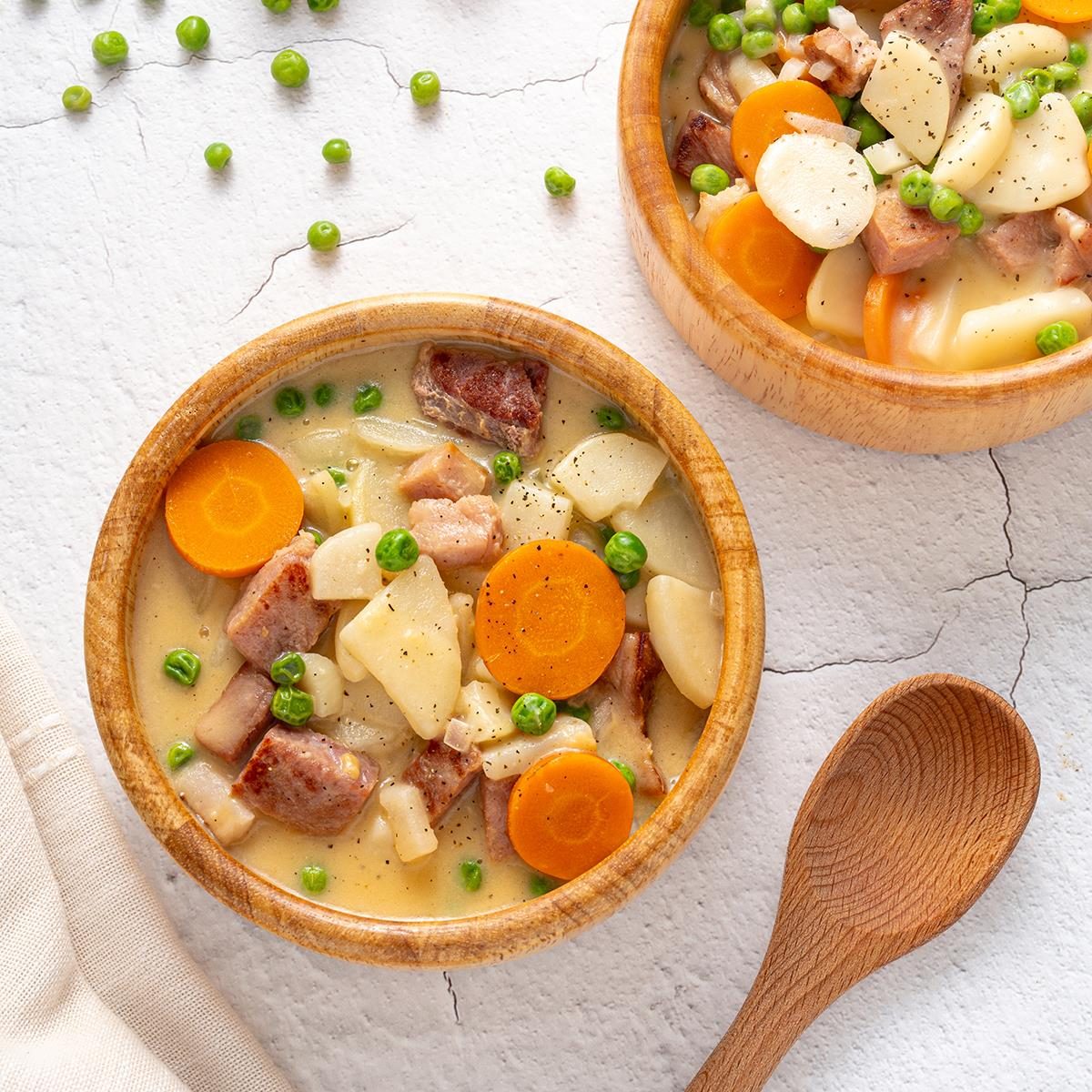 Cheesy Ham and Potato Soup