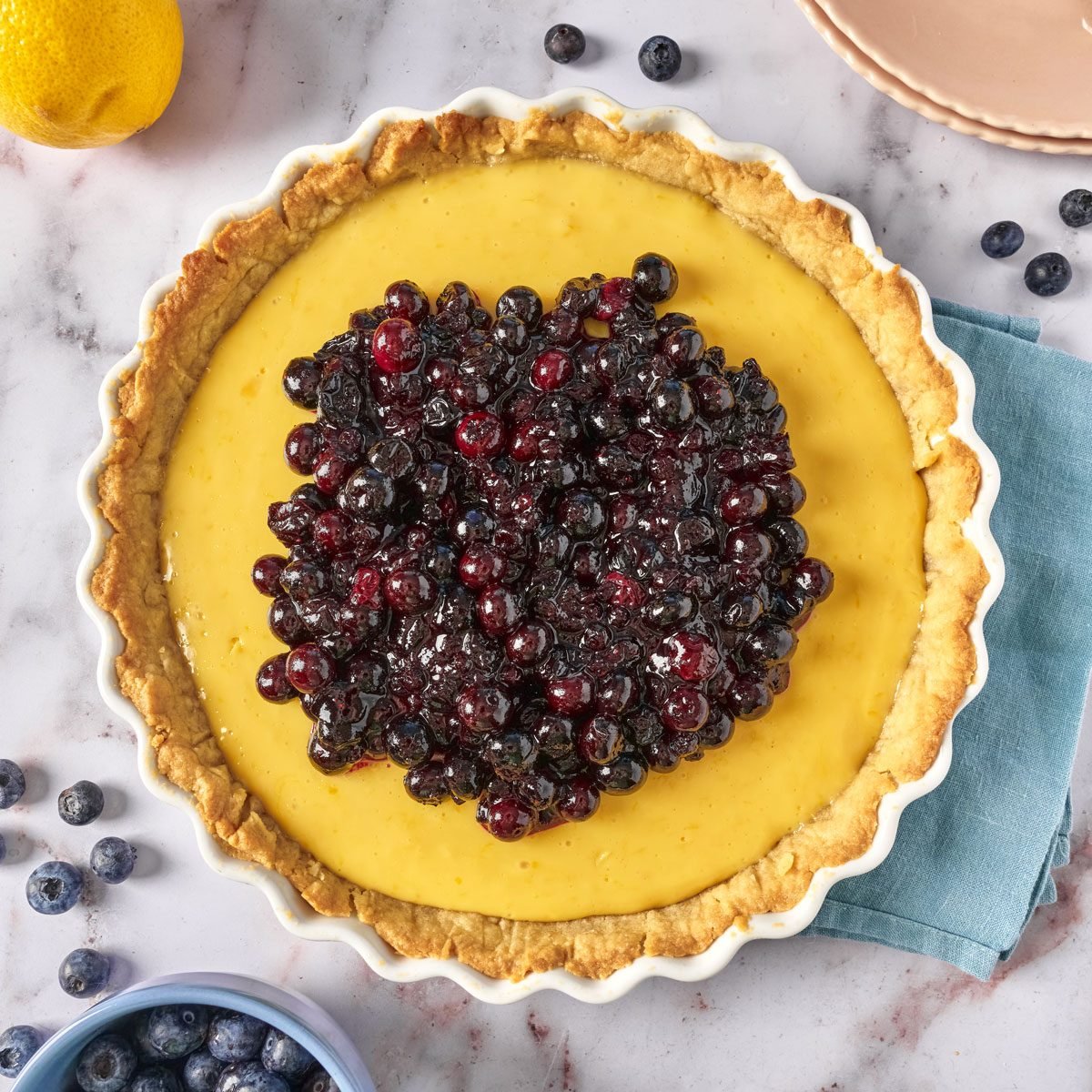 Lemon Blueberry Tart