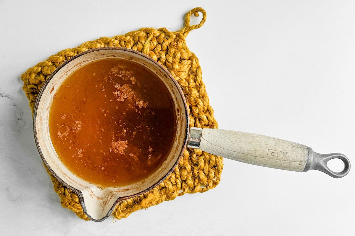 Cinnamon syrup for Taste of Home Easy Apple Dumplings