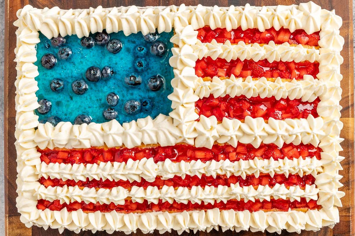 American Flag Cake