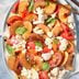 Fresh Peach Caprese Salad