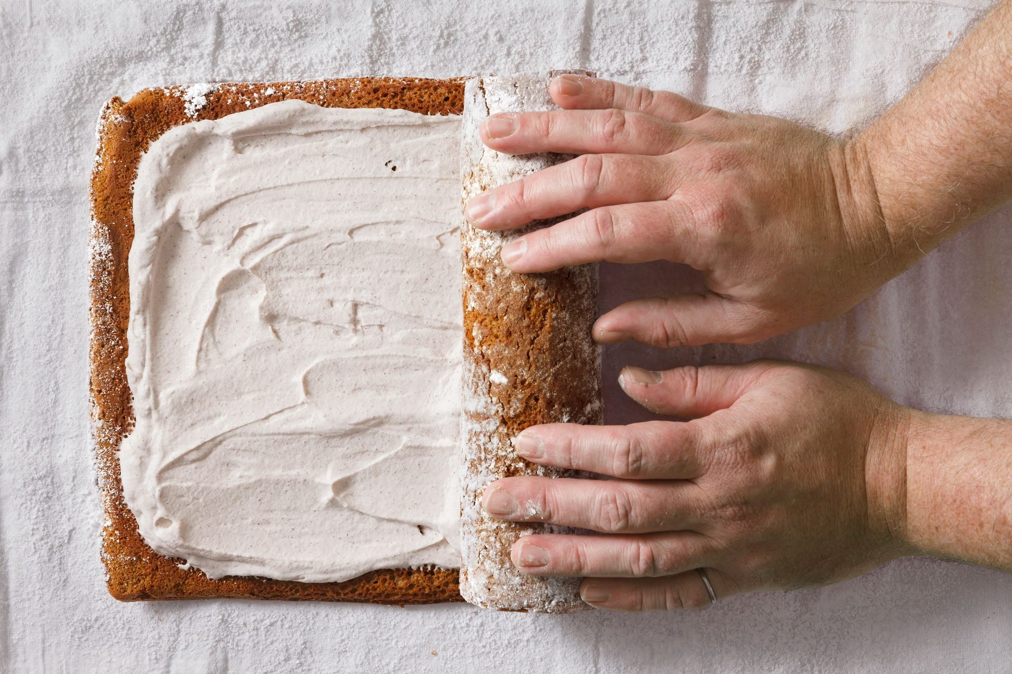 Roll up again, without towel.