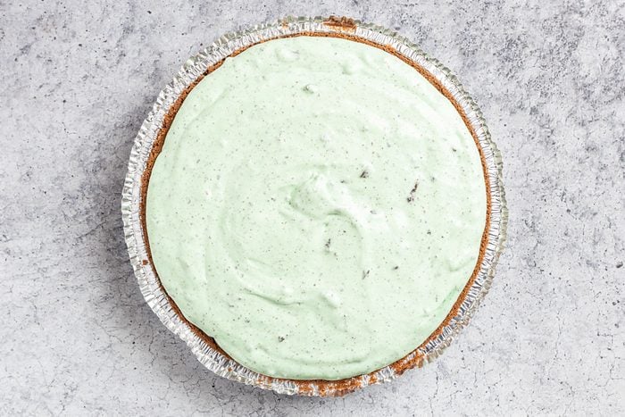 Taste of Home Grasshopper Pie photo of making the pie filling.