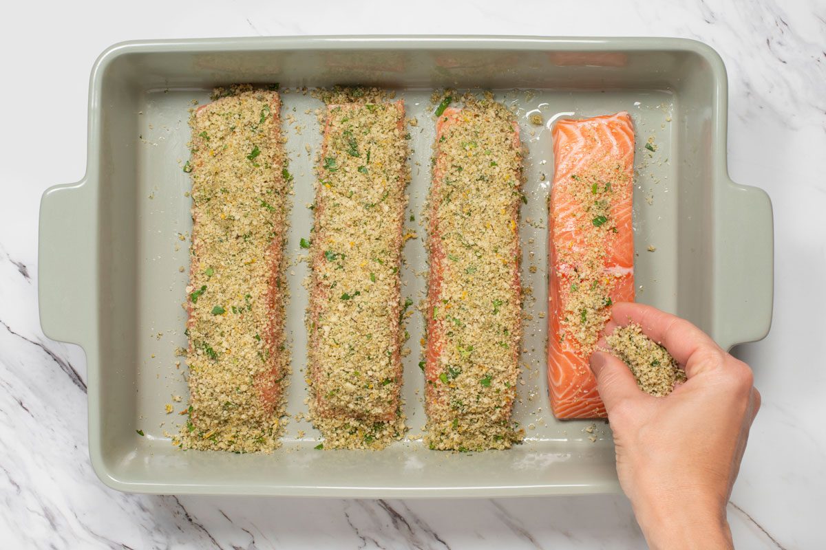 Herb Crusted Salmon