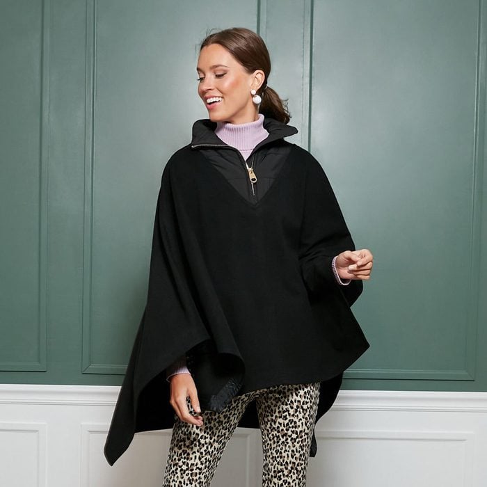 High Neck Poncho Ecomm Via Tnuck.com