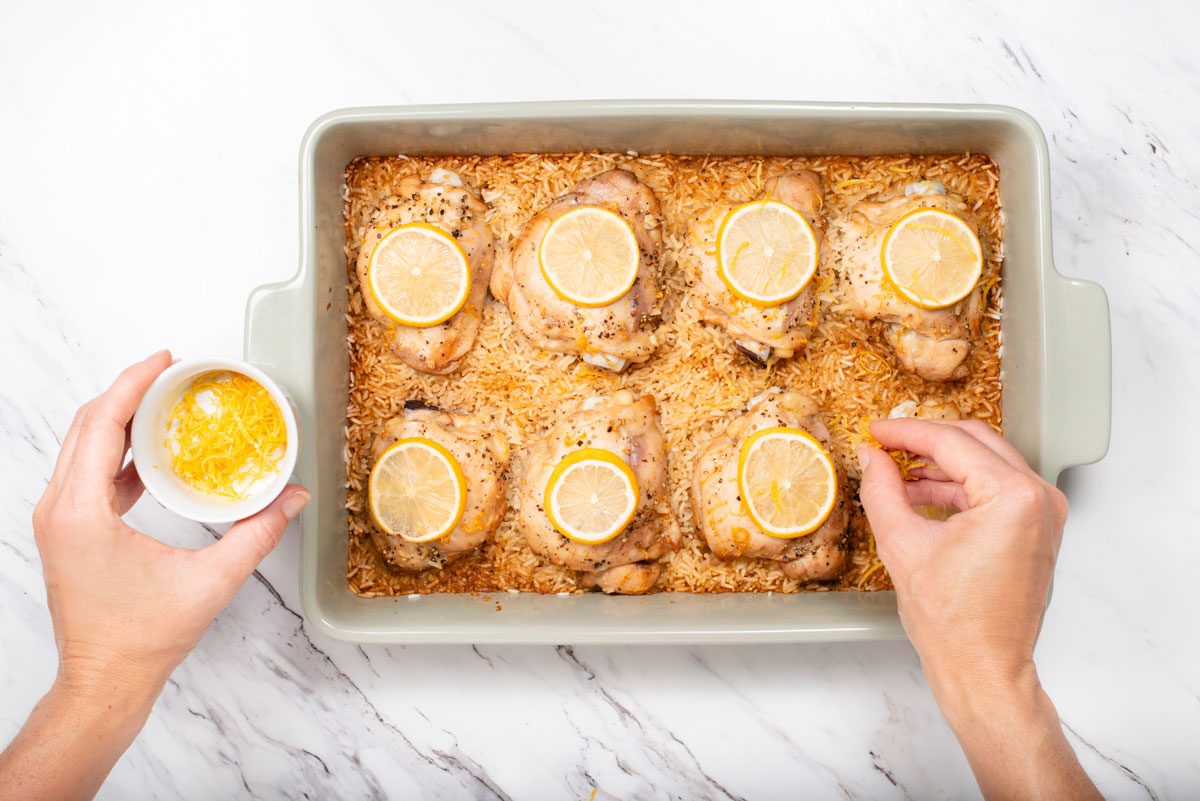 Lemon Chicken with Rice