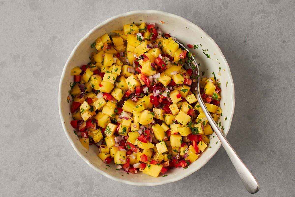 Mango habanero salsa by Taste of Home