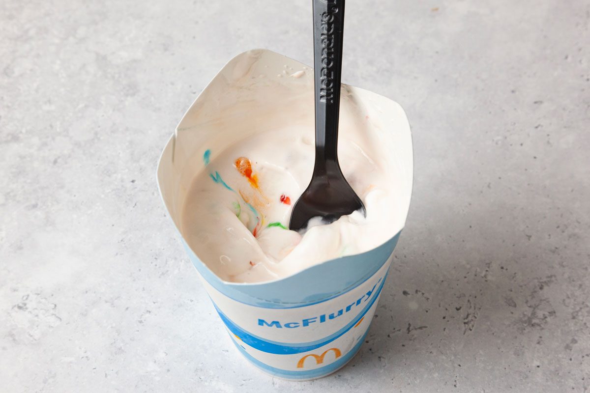 McDonald's Mcflurry ice cream