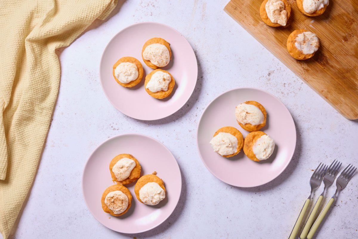 170555 Mini Pumpkin Cheesecakes