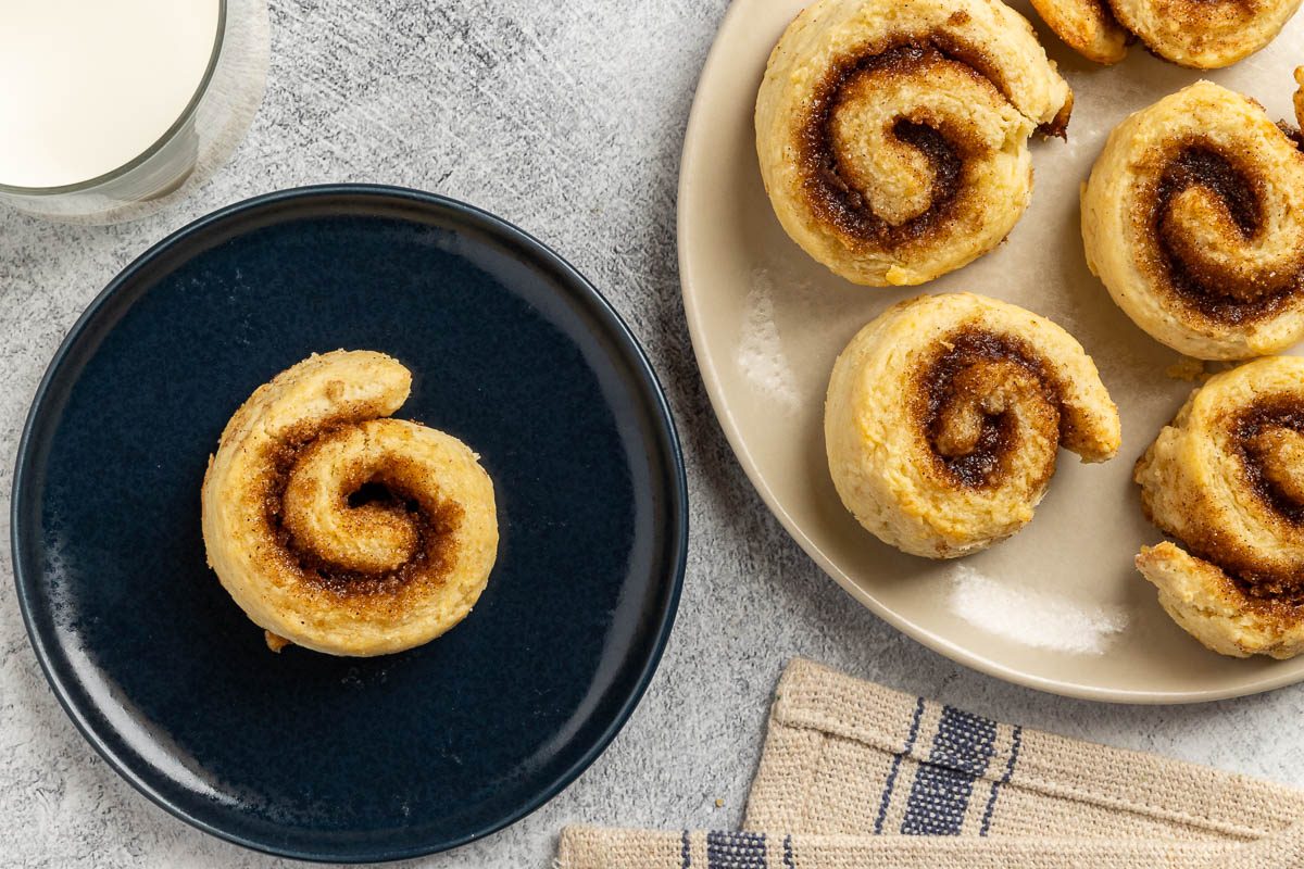 No Yeast Cinnamon Rolls