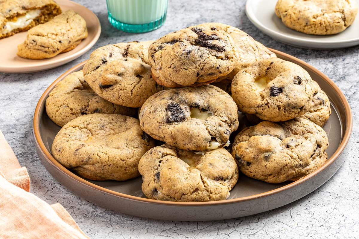 Taste of Home Oreo Cheesecake Cookies photo of the finished recipe.