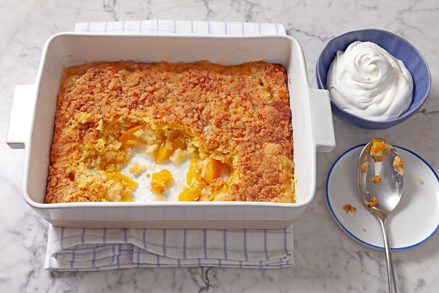 Peach Dump Cake 