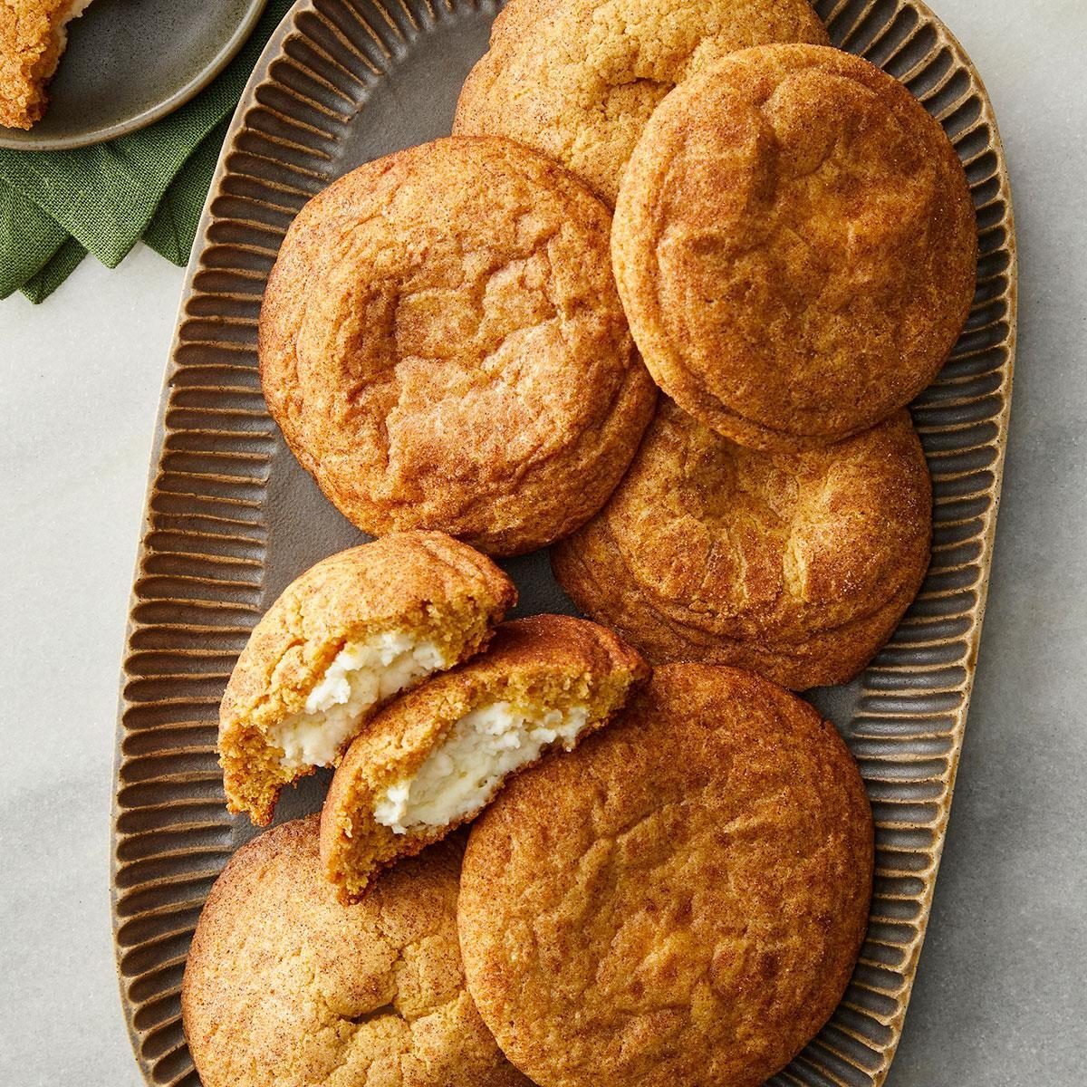 Pumpkin Cheesecake Cookies