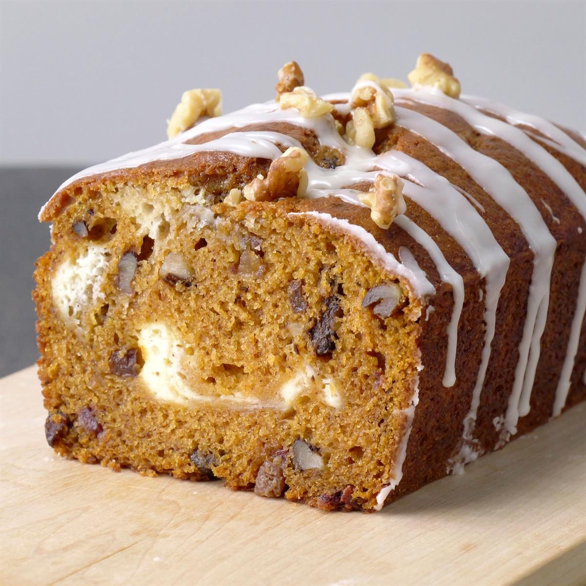 Pumpkin Cream Cheese Bread