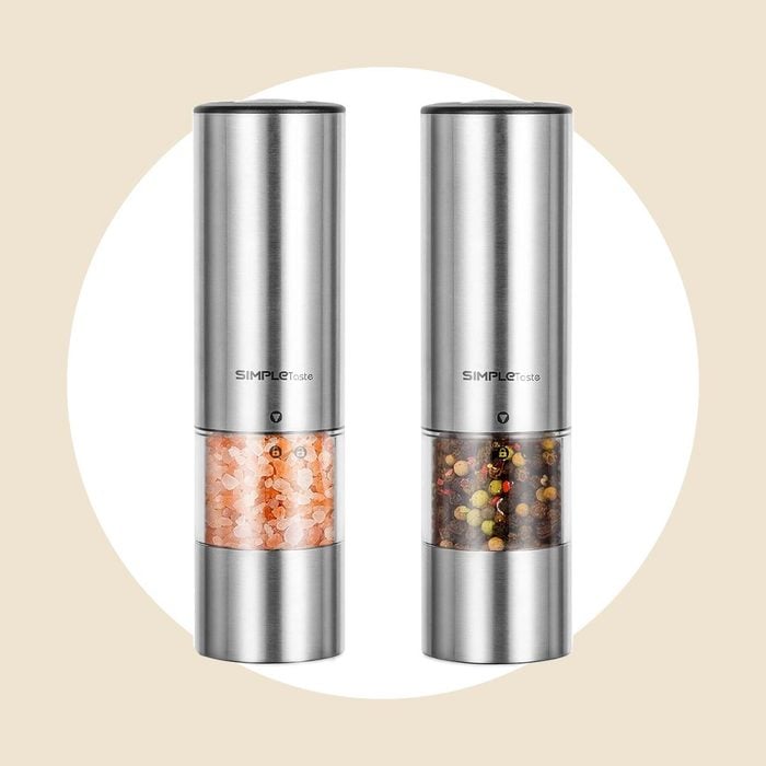 Simpletaste Electric Salt And Pepper Grinder Set