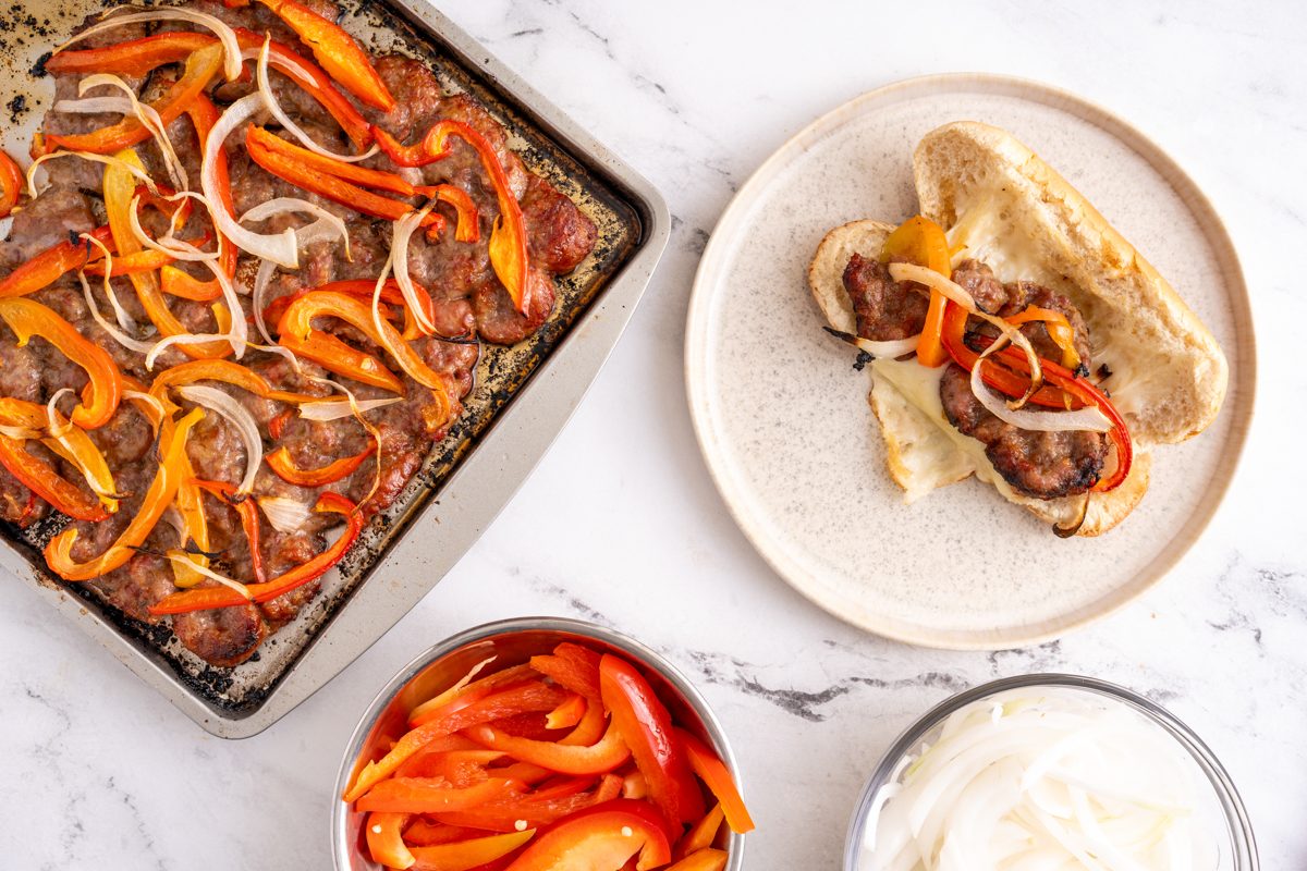 Taste Of Home Sausage And Peppers Sandwich