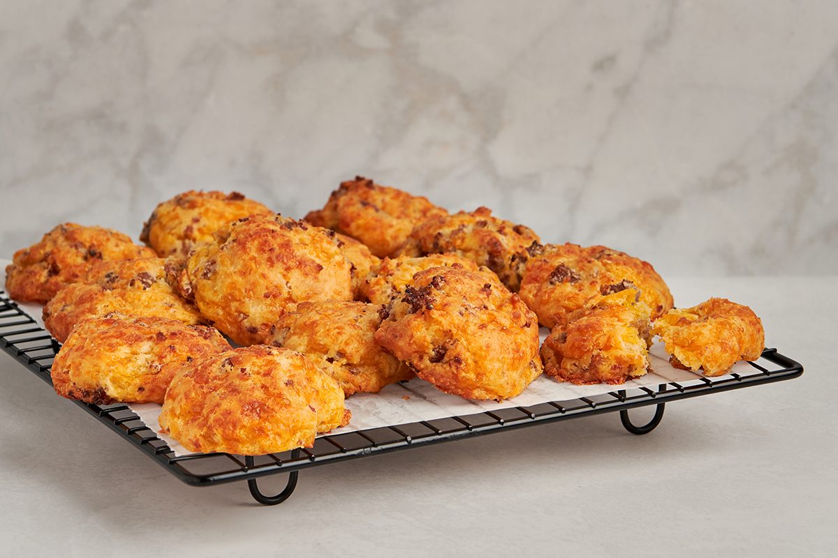 Cheesy sausage puffs by Taste of Home