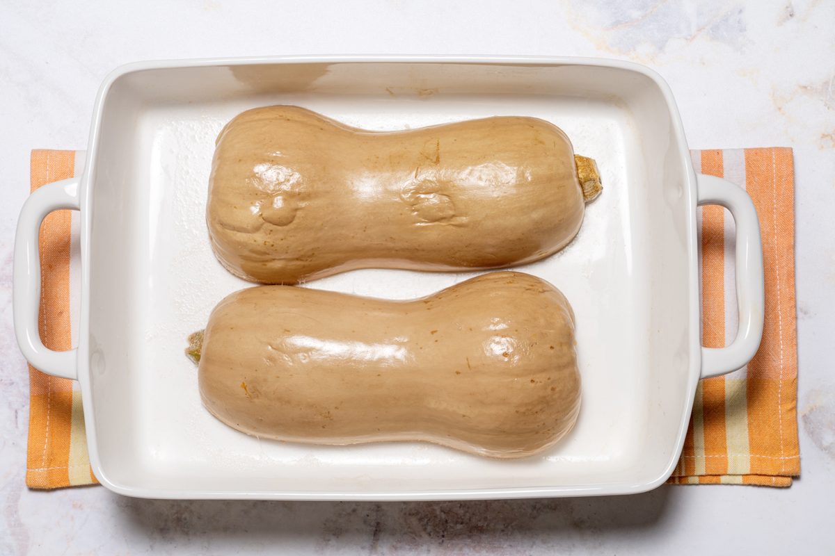 baking the Butternut Squash