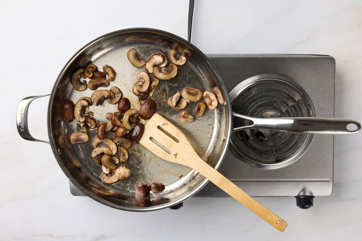 prep the mushrooms