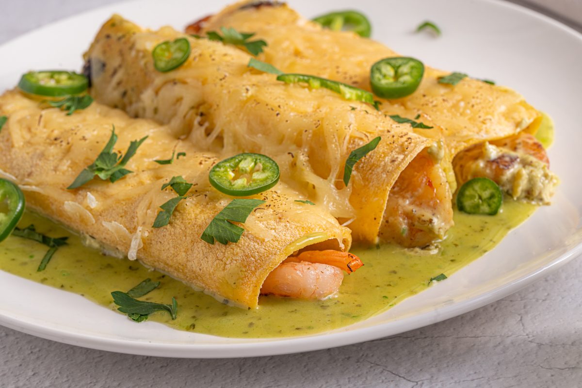 Taste Of Home Seafood Enchilada