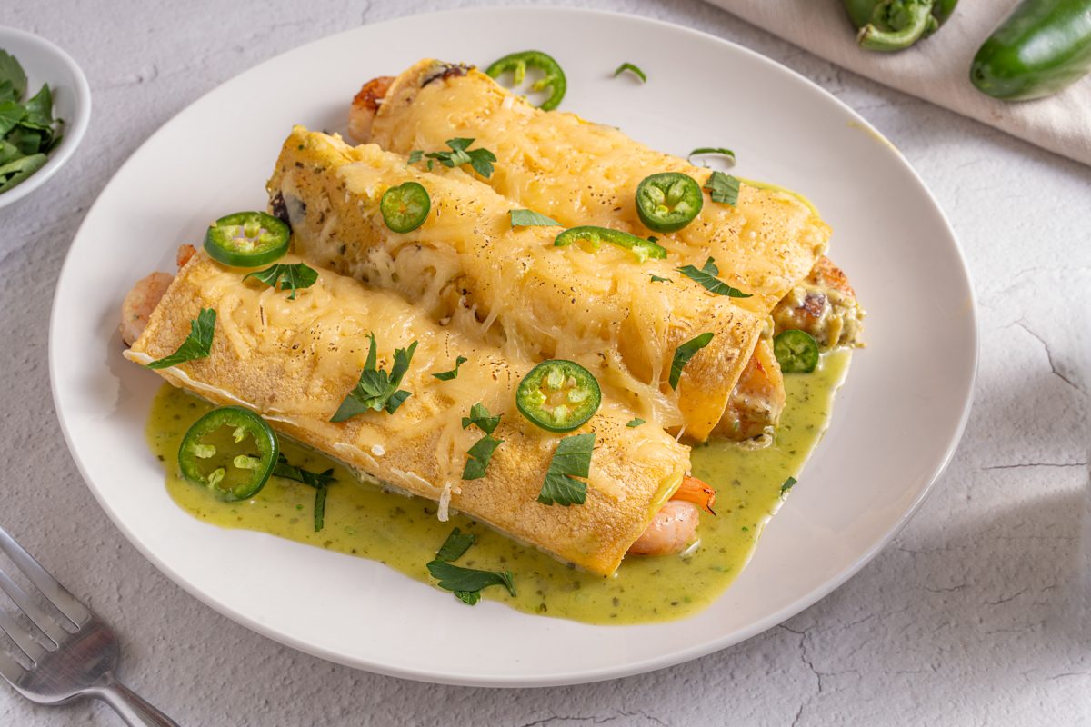 Taste Of Home Seafood Enchilada