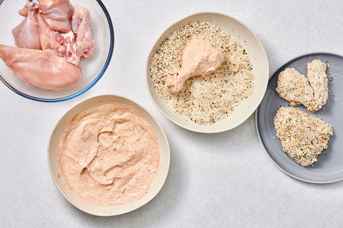 Dredging the chicken