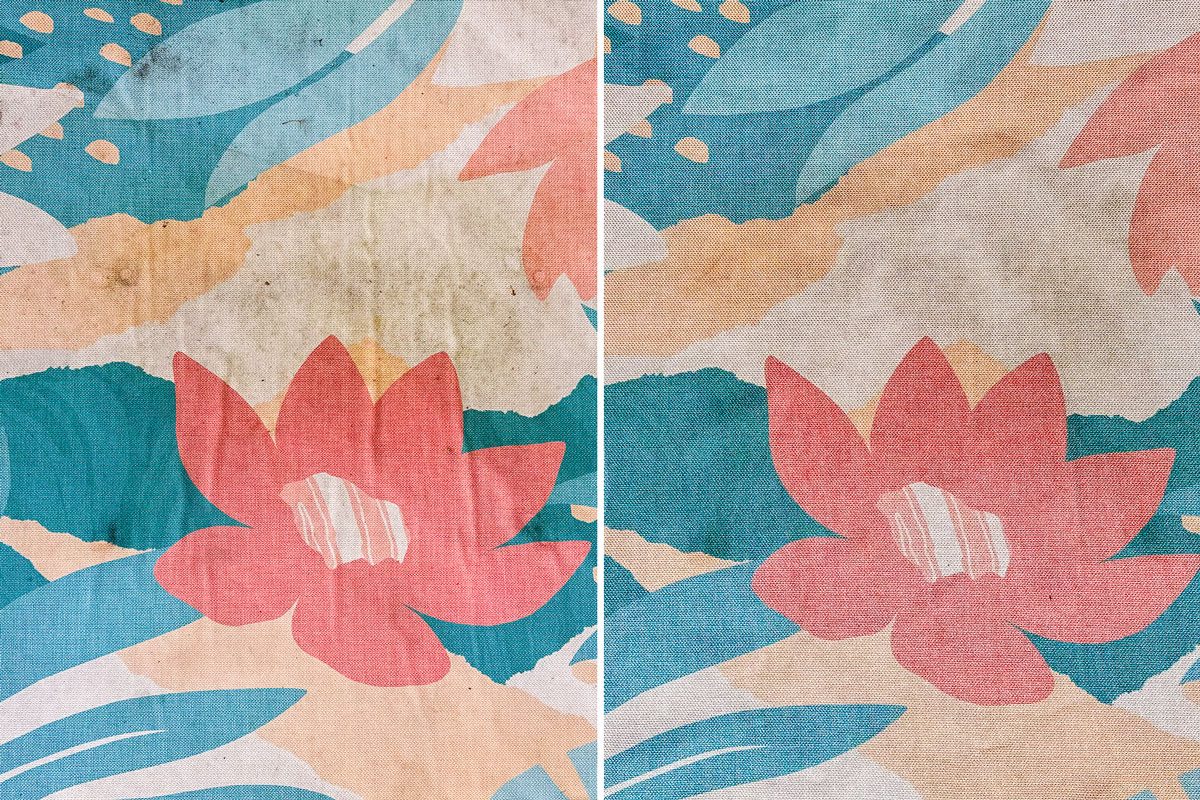 Ruggable Washable Outdoor Rug(Before and After Wash)