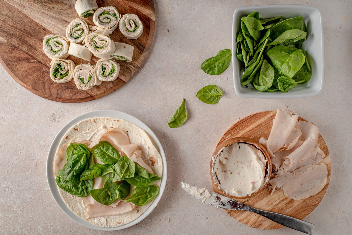 Turkey Pinwheels by Taste of Home