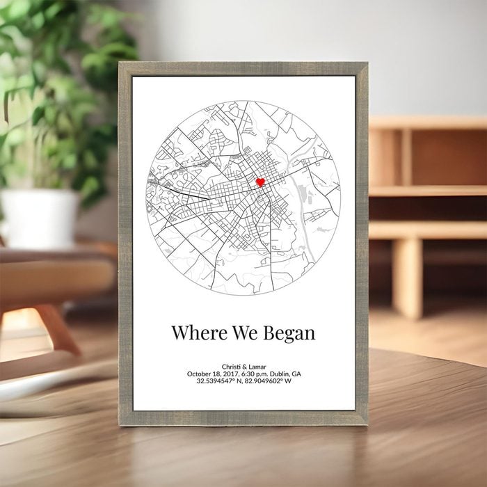 Where We Met Map Ecomm Via Etsy.com