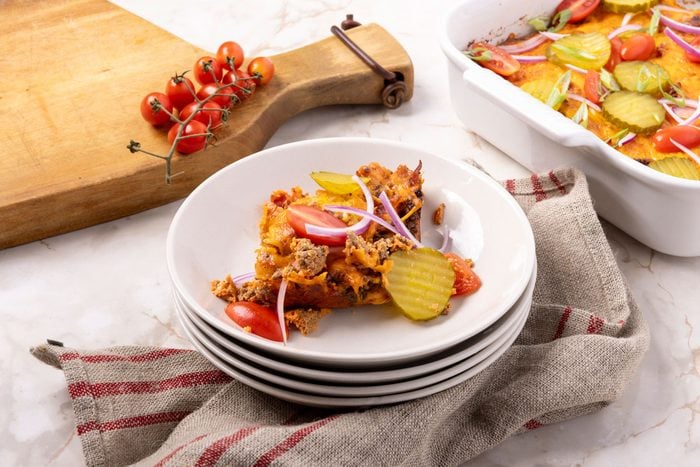 Taste of Home Bacon Cheeseburger Casserole (271928)