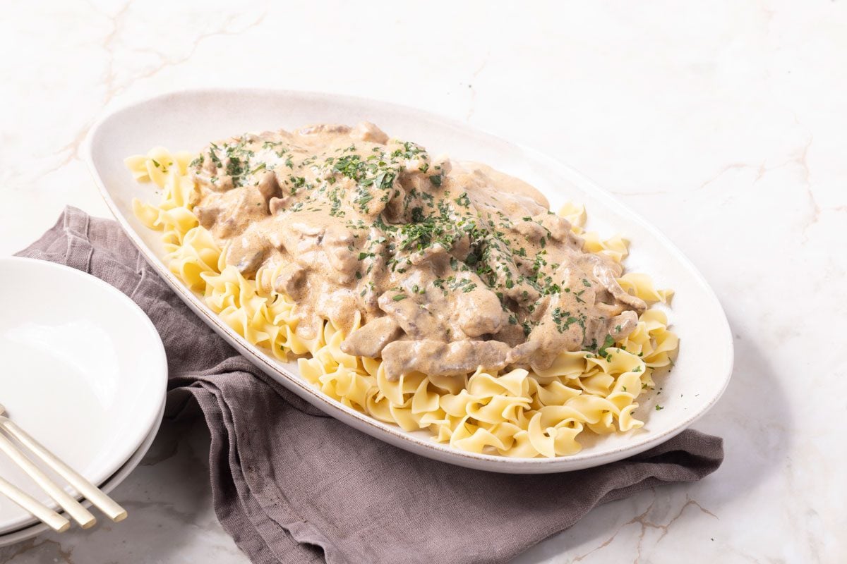 Taste of Home Beef Stroganoff (2450)