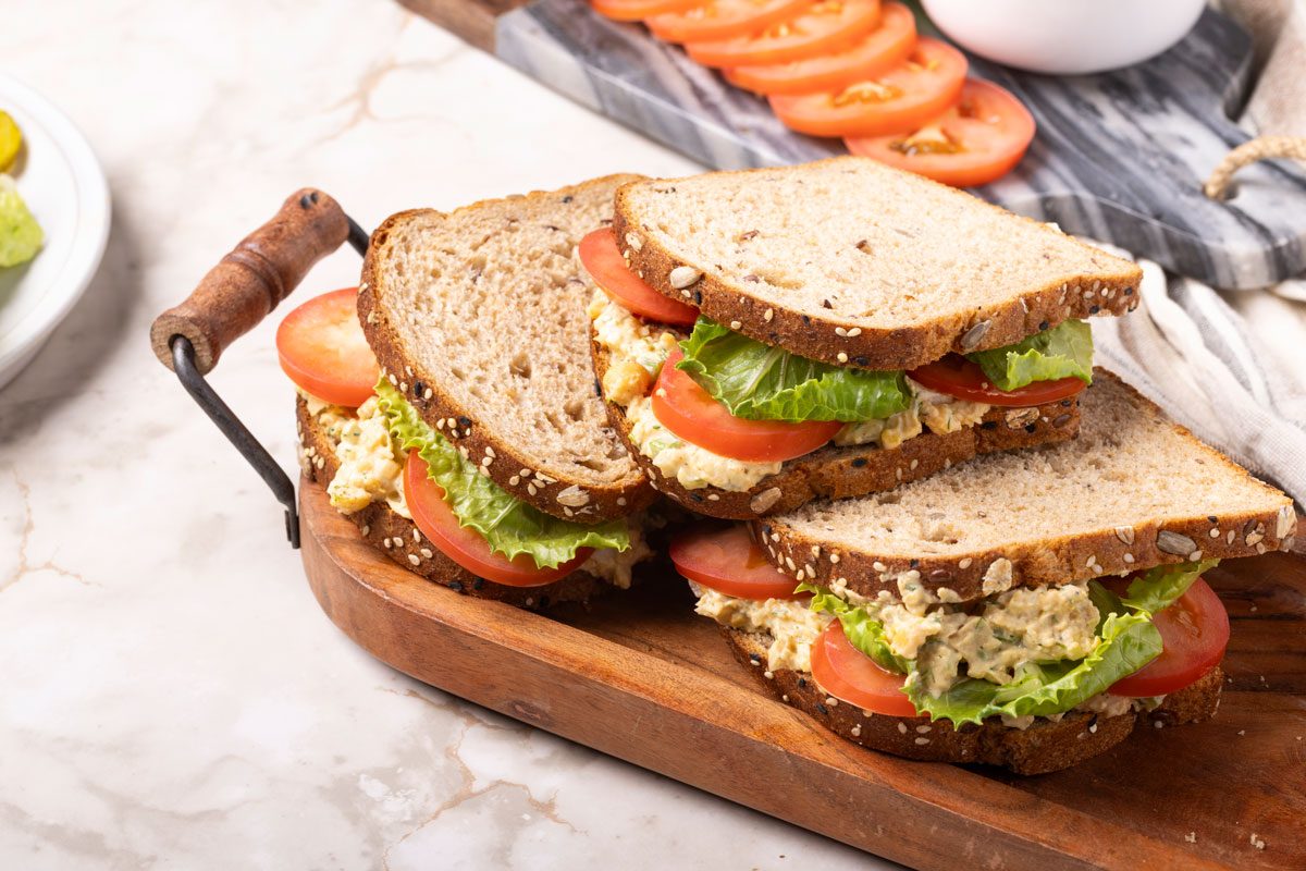 Taste of Home Chickpea Salad Sandwich
