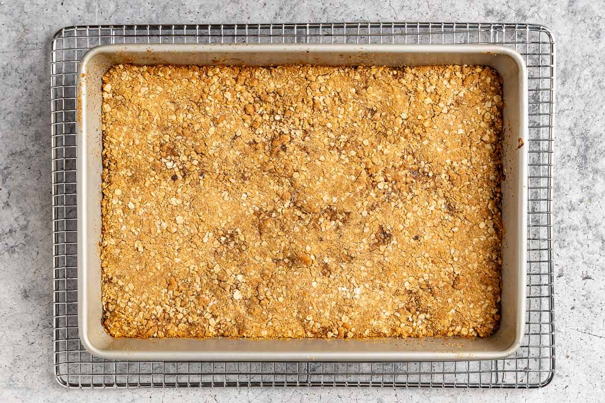 Taste of Home Date Bars photo of the baked date bars.