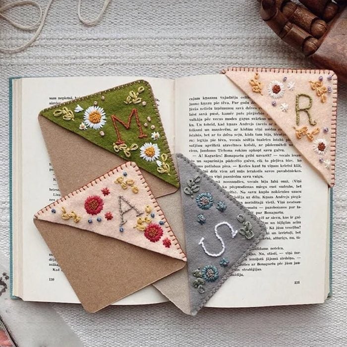 Embroidered Bookmark Ecomm Via Fnkdiy Etsy.com 