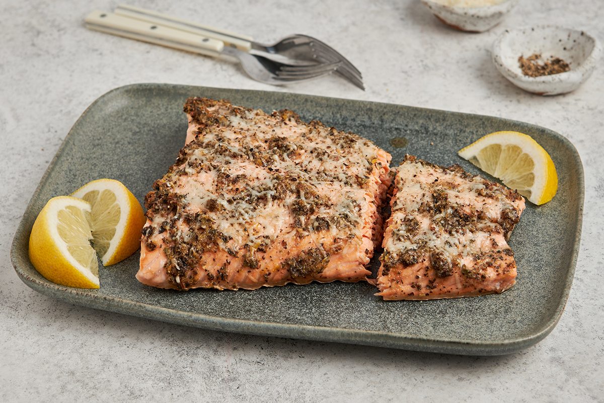 Grilled salmon fillet recipe by Taste of Home