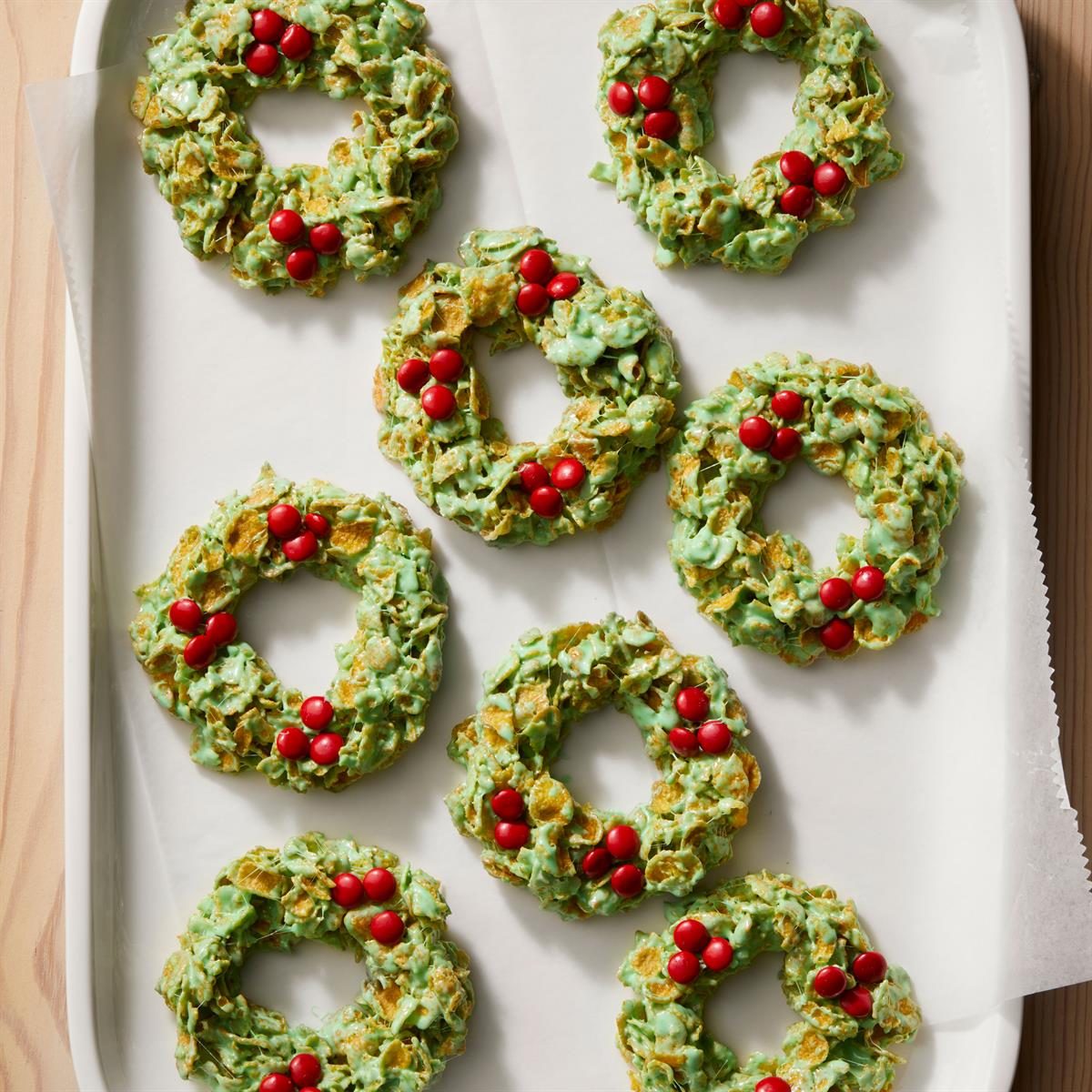 Christmas Wreath Cookies