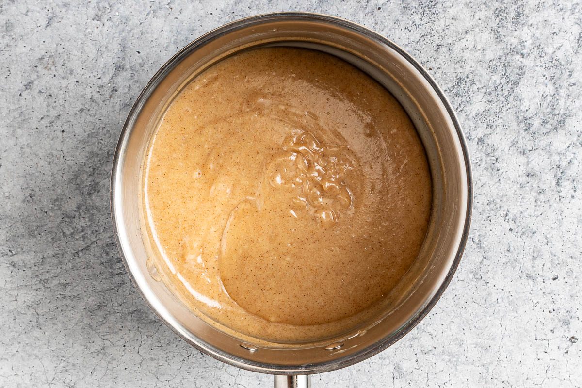 Taste of Home Oatmeal Raisin Bars photo of starting the filling.