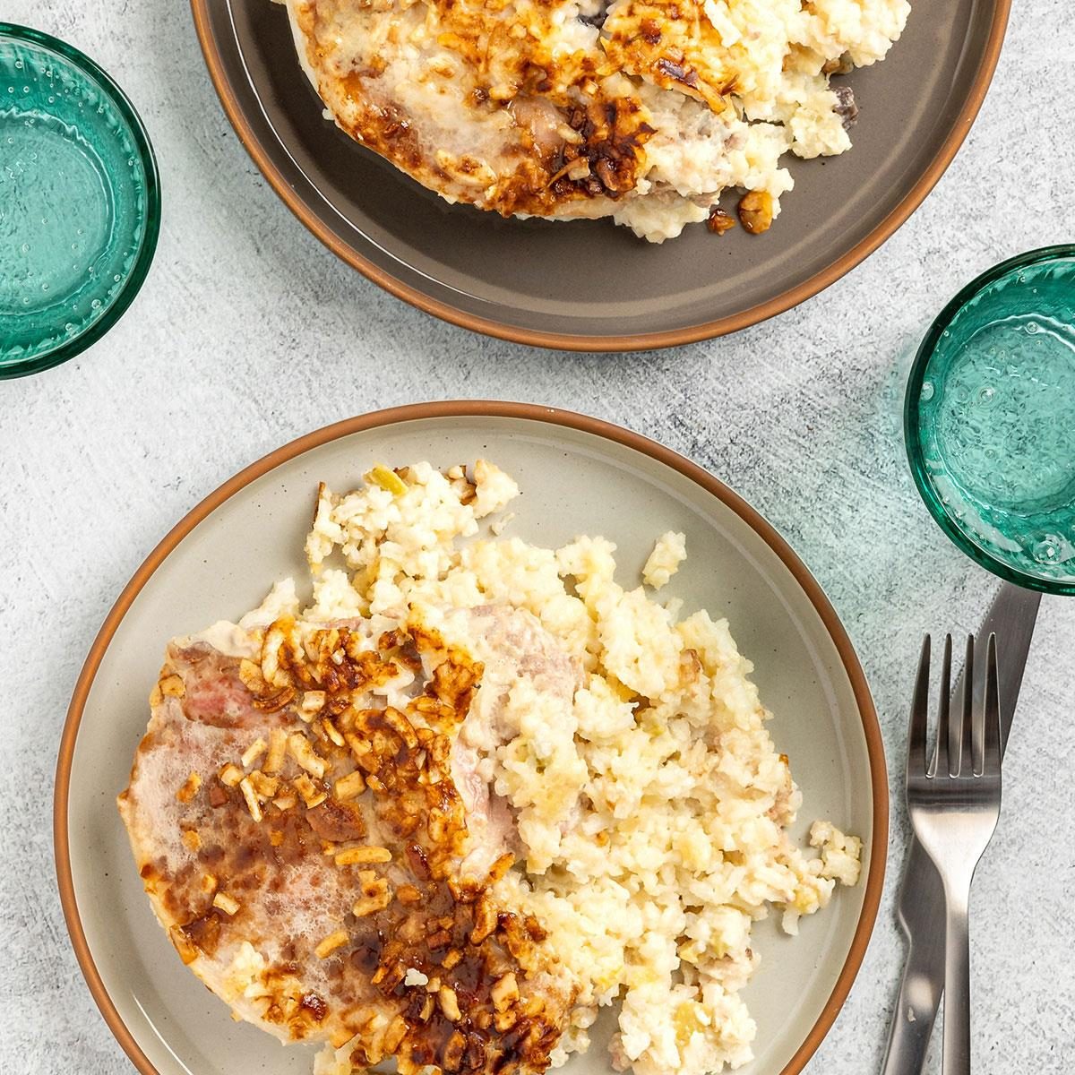 Pork Chop and Rice Casserole