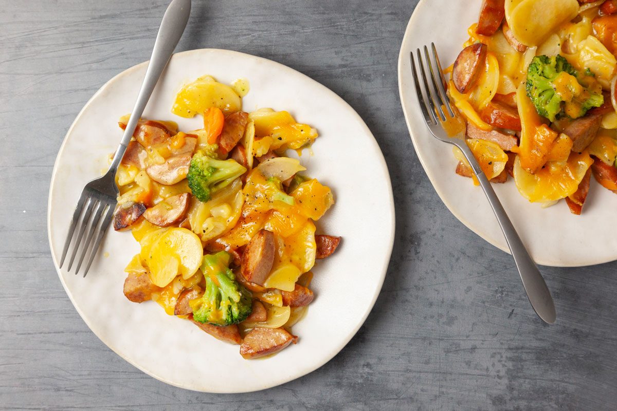 Taste of Home Scalloped Potatoes and Sausage