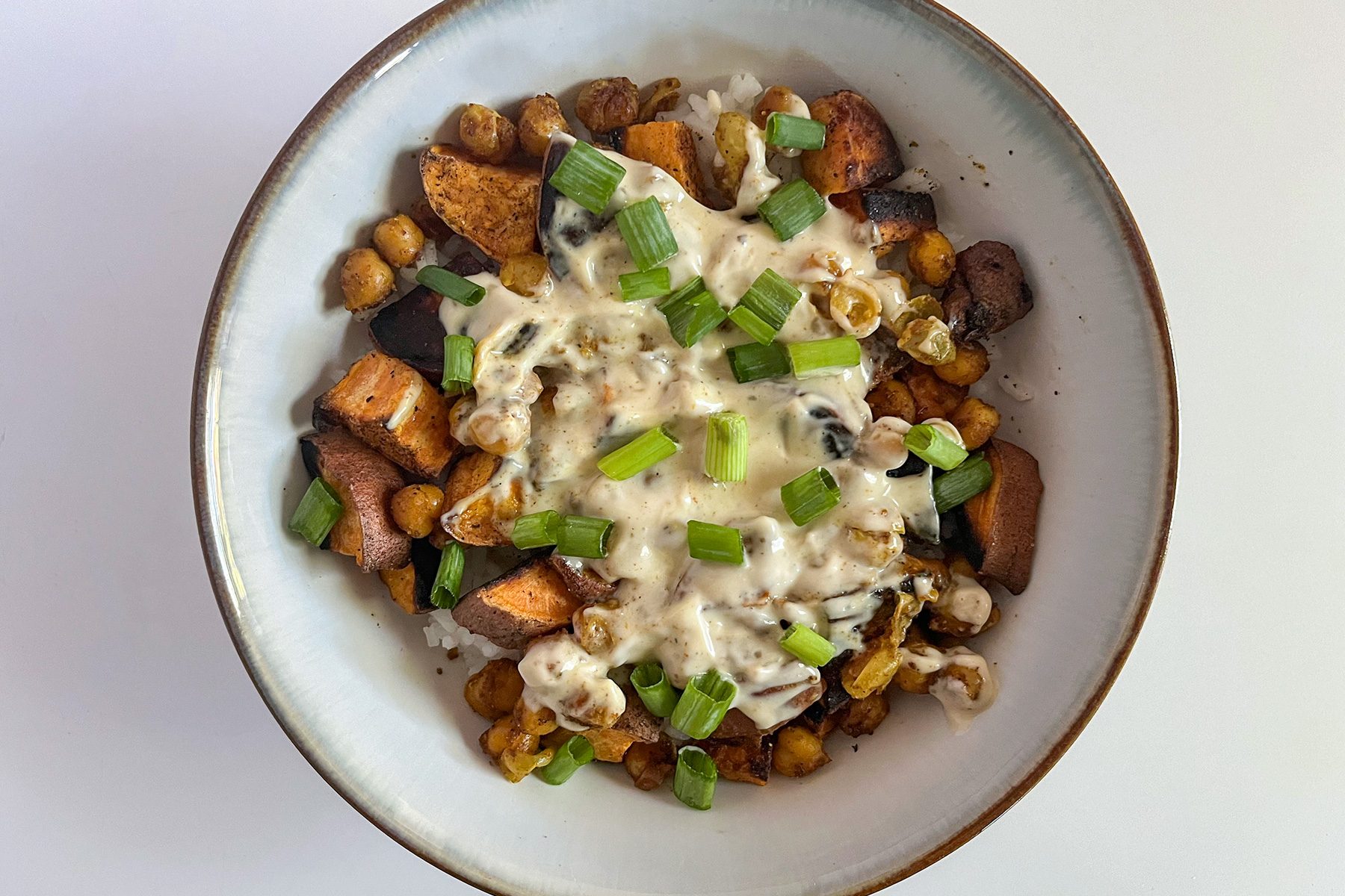 Shwarma Chickpea Bowl