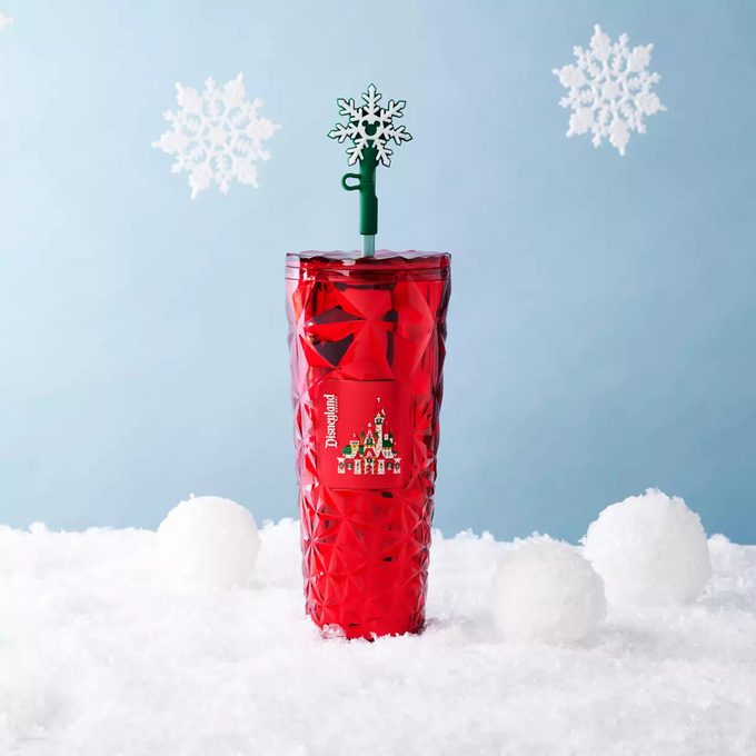 Walt Disney World Holiday Starbucks Travel Tumbler – Red