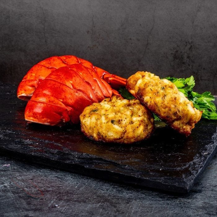 Toh Ecomm Sizzlefish Maine Lobster Tail And Crab Cakes Via Sizzlefish.com 