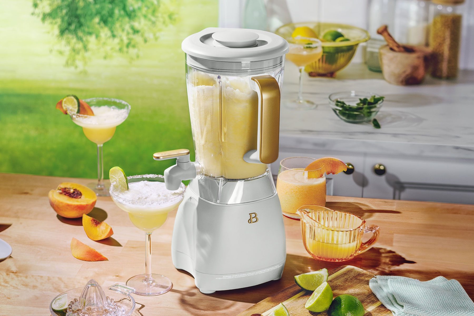 The Beautiful by Drew Barrymore Slush Crush Frozen Drink Machine Is Perfect for Margaritas, Snow Cones and More