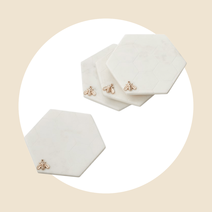 Marble Honeycomb Coasters Ecomm Via Williams Sonoma 001