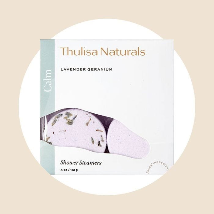 Thulisa Naturals Lavender Geranium Shower Steamers Via Uncommongoods.com