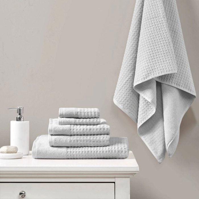 Waffle Bath Towel Set Via Target.com Ecomm