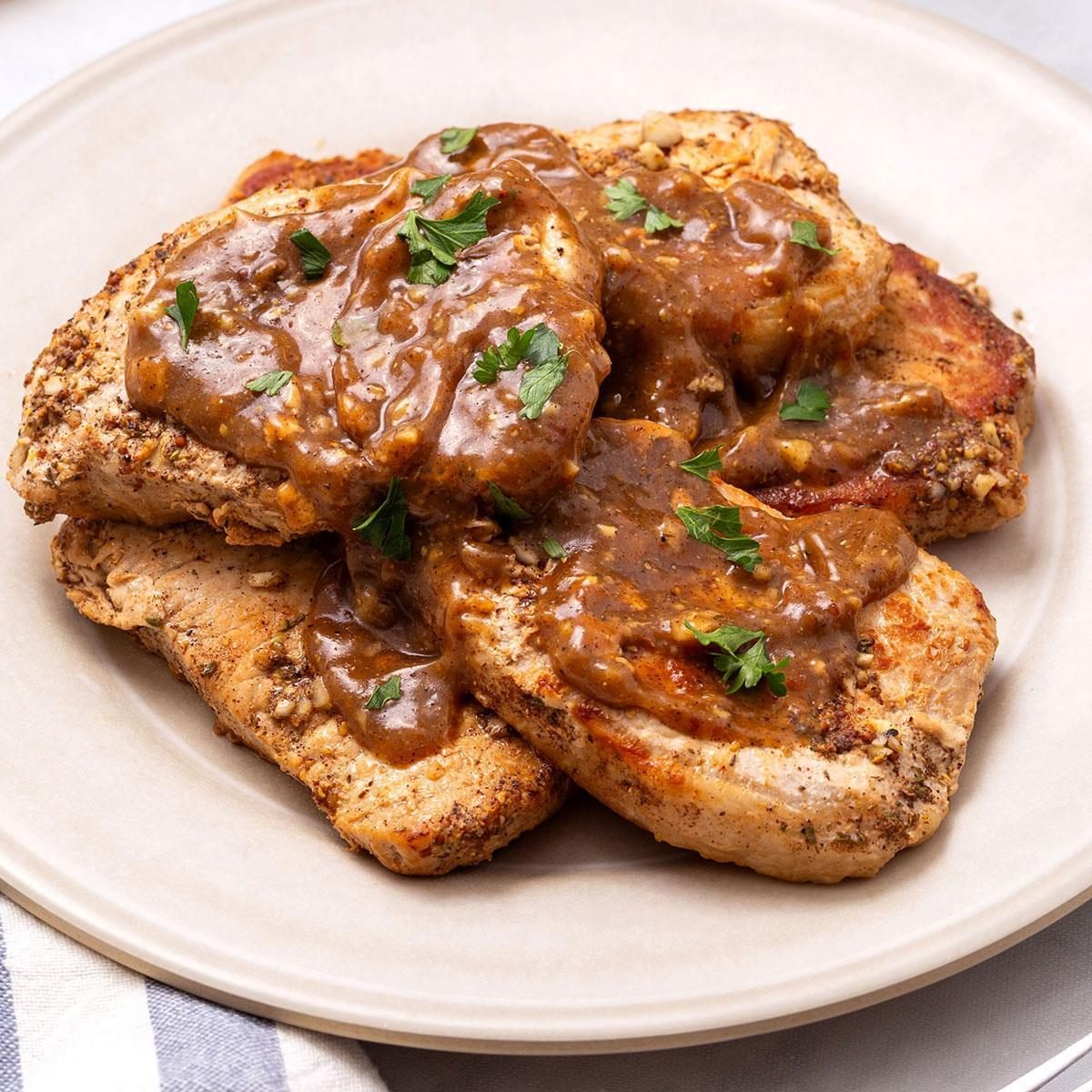 Apple Cider Pork Chops