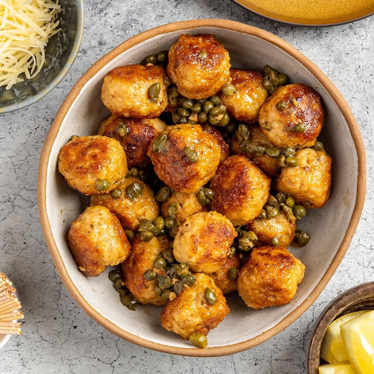 Chicken Piccata Meatballs